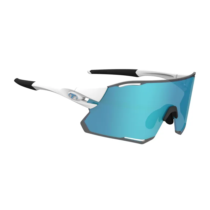 Tifosi Rail Race Interchangeable Clarion Lens Sunglasses in White-2